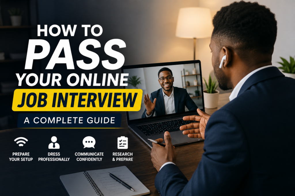 How to Pass Your Online Job Interview